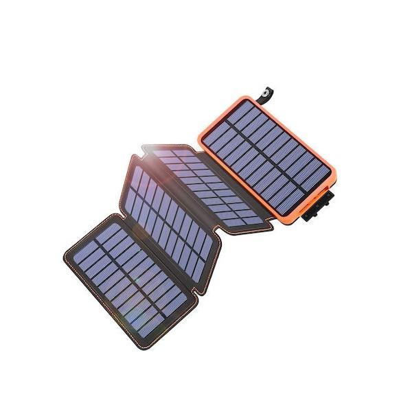 Φωτογραφία προϊόντος: OEM Foldable Ηλιακό Power Bank 20000mAh Μαύρο