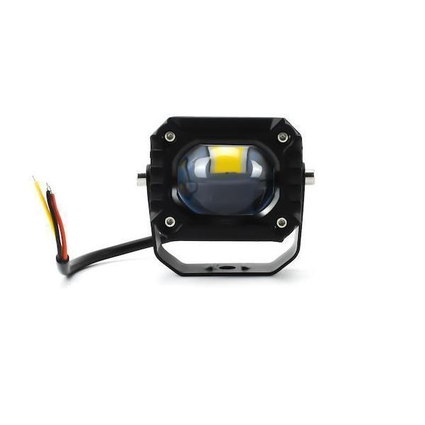 Φωτογραφία προϊόντος: LED Προβολάκι 30W 10-60V Κίτρινου-Λευκού Φωτισμού Αδιάβροχο IP67 360º OEM 30047 - Μαύρο