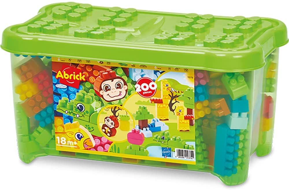 Φωτογραφία προϊόντος: Ecoiffier Τουβλάκια Abrick 200 Τμχ Jungle Barrel (1379)