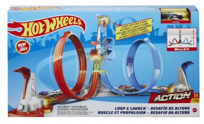 Φωτογραφία προϊόντος: Mattel Hot Wheels Πίστα Διπλή Εκτόξευση Και Λούπ (GRW39)
