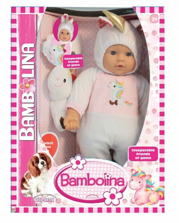 Φωτογραφία προϊόντος: Just Toys Κούκλα Bambolina 41εκ Unicorn (BD1873)