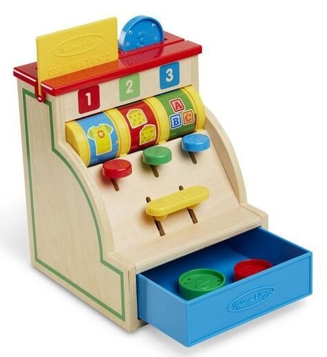 Φωτογραφία προϊόντος: Melissa &amp; Doug Ξύλινη Ταμειακή Μηχανή (13378)