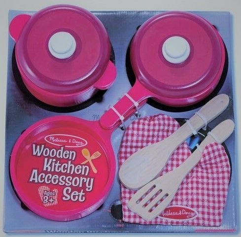Φωτογραφία προϊόντος: Melissa &amp; Doug Παιδικά Κουζινικά Ξύλινο Σετ με Αξεσουάρ Κουζίνας 8 τμχ (12610)