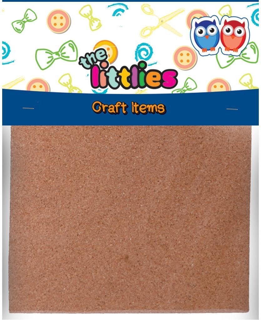 Φωτογραφία προϊόντος: The Littlies Φύλλο Φελλού 225x225x2mm Καφέ (000646644)