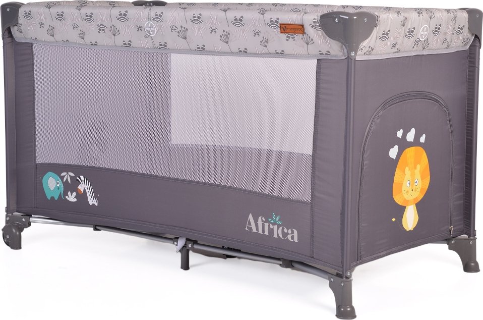 Φωτογραφία προϊόντος: Cangaroo Παρκοκρέβατο Africa Grey 1 Layer (108553)