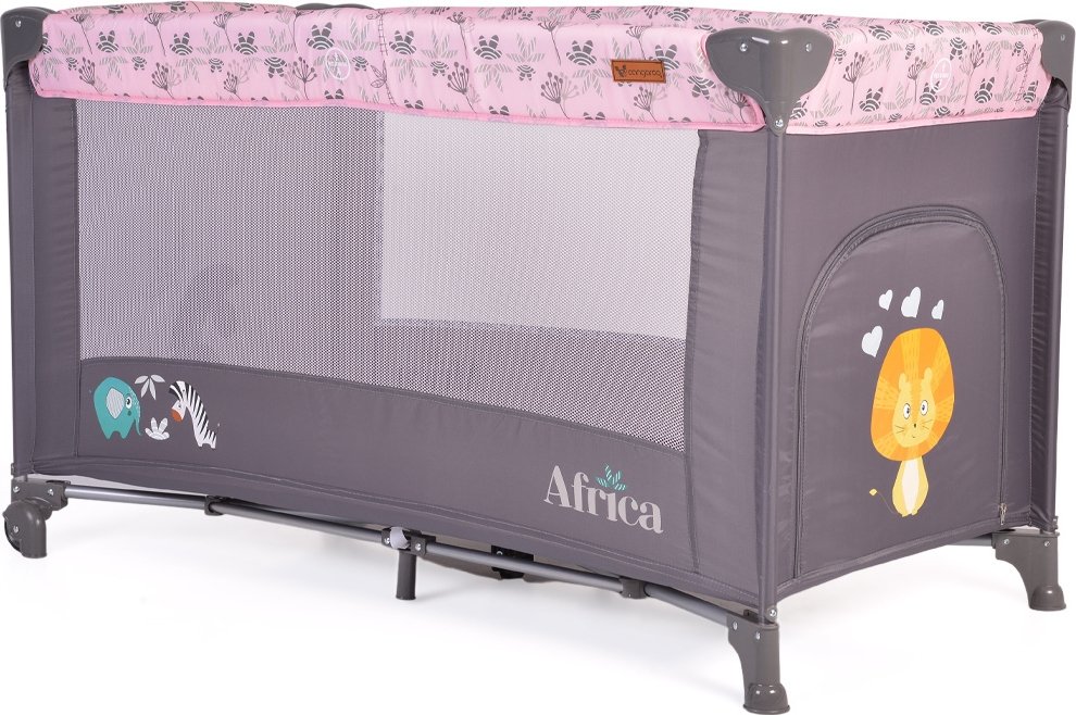 Φωτογραφία προϊόντος: Cangaroo Παρκοκρέβατο Africa Pink 1 Layer (108552)