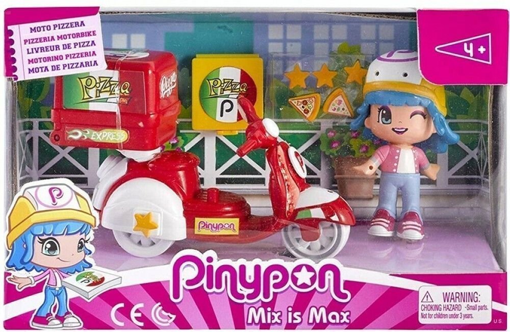 Φωτογραφία προϊόντος: Giochi Preziosi Pinypon Όχημα Με Φιγούρα Πίτσα Delivery (700014911)