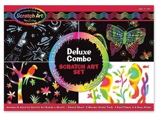 Φωτογραφία προϊόντος: Melissa &amp; Doug Scratch Art Set Deluxe Combo (15981)