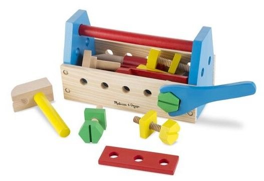 Φωτογραφία προϊόντος: Melissa &amp; Doug Παιδική Εργαλειοθήκη Ξύλινη με Βίδες (10494)