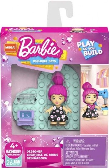 Φωτογραφία προϊόντος: Mega Bloks Mega Blocks Barbie Φιγούρες Με Αξεσουάρ Σχεδιάστρια (GWR23)