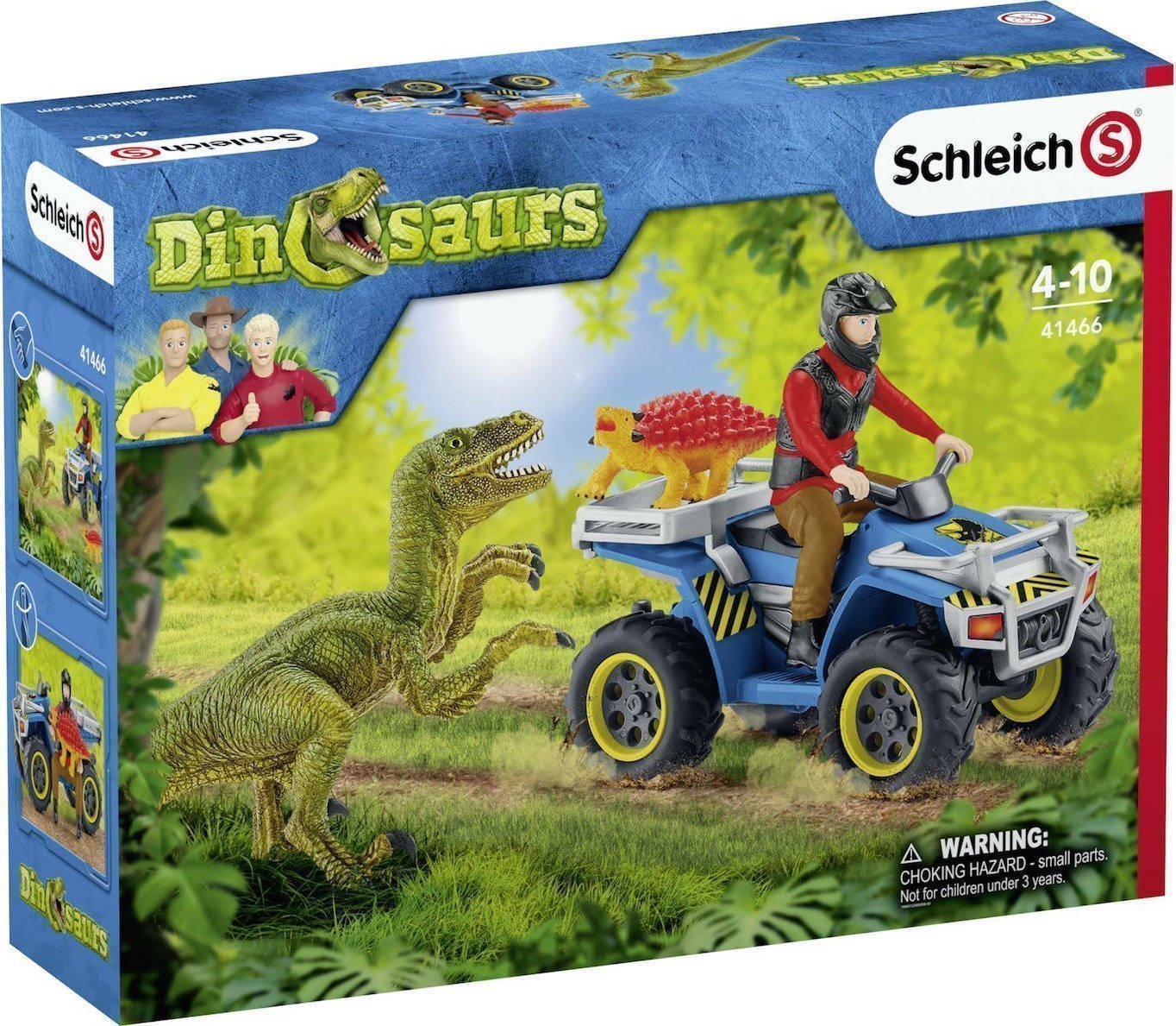 Φωτογραφία προϊόντος: Schleich Παιχνίδι Μινιατούρα Σετ Quad Escape From Velociraptor (SCH41466)