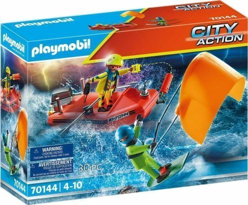 Φωτογραφία προϊόντος: Playmobil Επιχείρηση Διάσωσης Kitesurfers Με Σκάφος (70144)