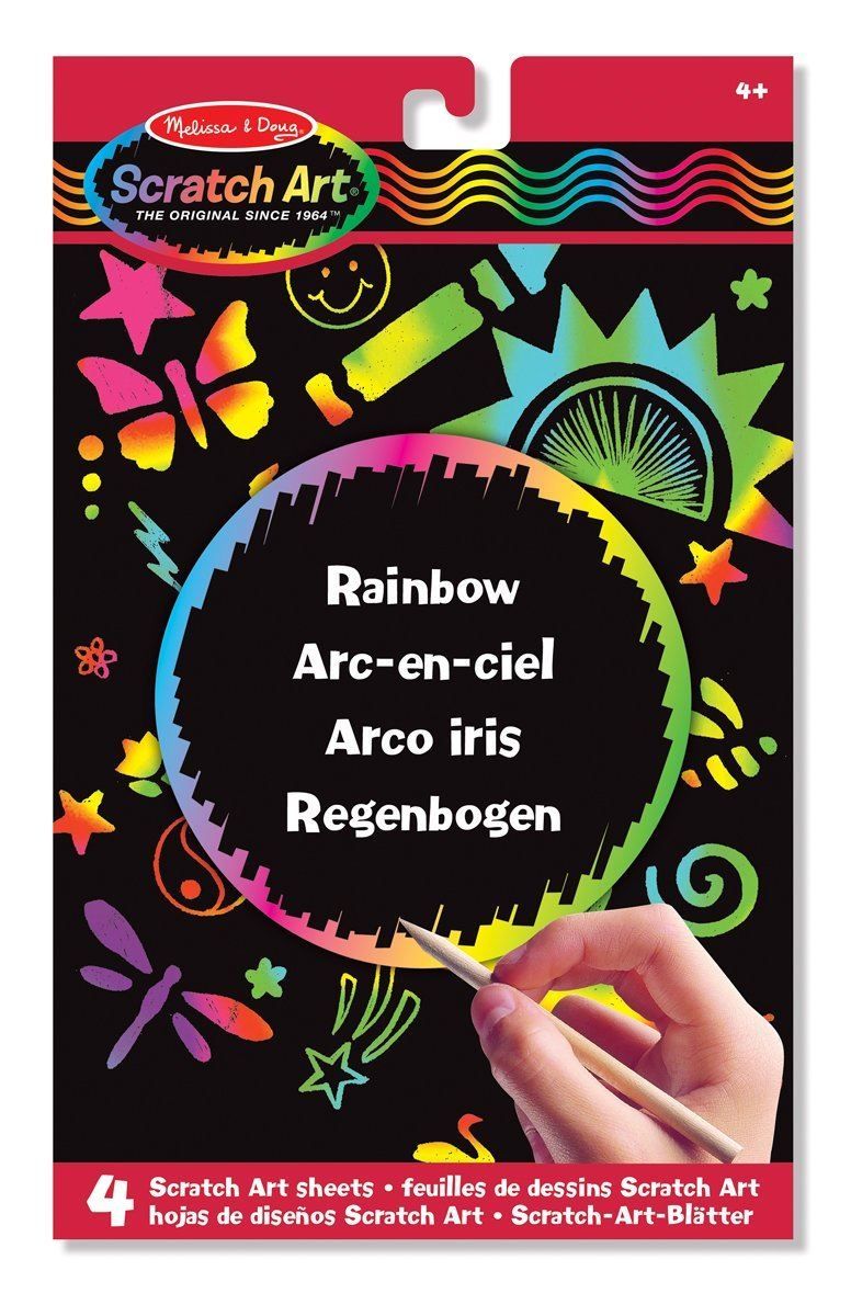 Φωτογραφία προϊόντος: Melissa &amp; Doug Melissa And Doug Scratch Art Sheets: Rainbow (15801)
