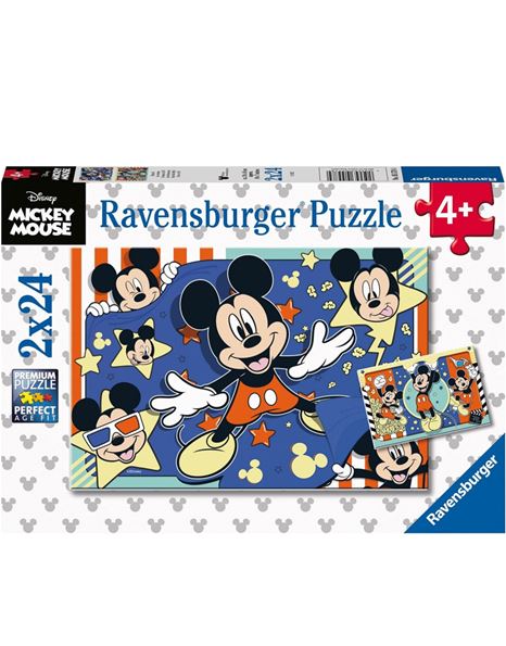 Φωτογραφία προϊόντος: Παζλ 2x24 Ravensburger Mickey Mouse (05578)