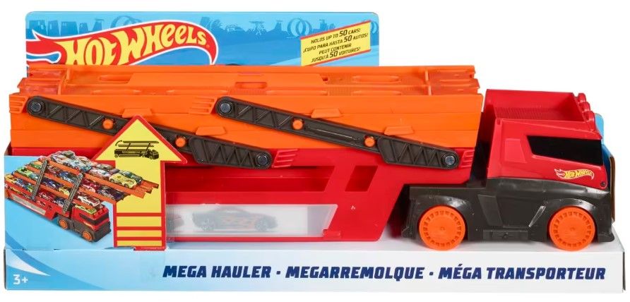 Φωτογραφία προϊόντος: Mattel Hot Wheels Νέα Νταλίκα Γκαράζ Έξι Επιπέδων (GHR48)