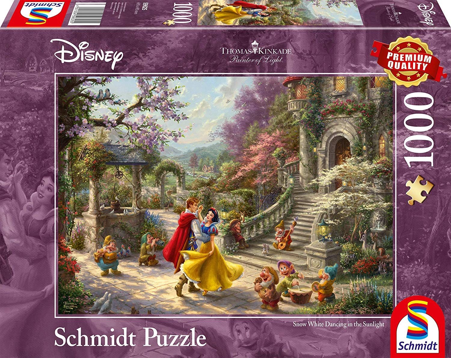 Φωτογραφία προϊόντος: Παζλ 1000 Schmidt Kinkade Disney Χορεύοντας Με Τον Πρίγκιπα (300907)