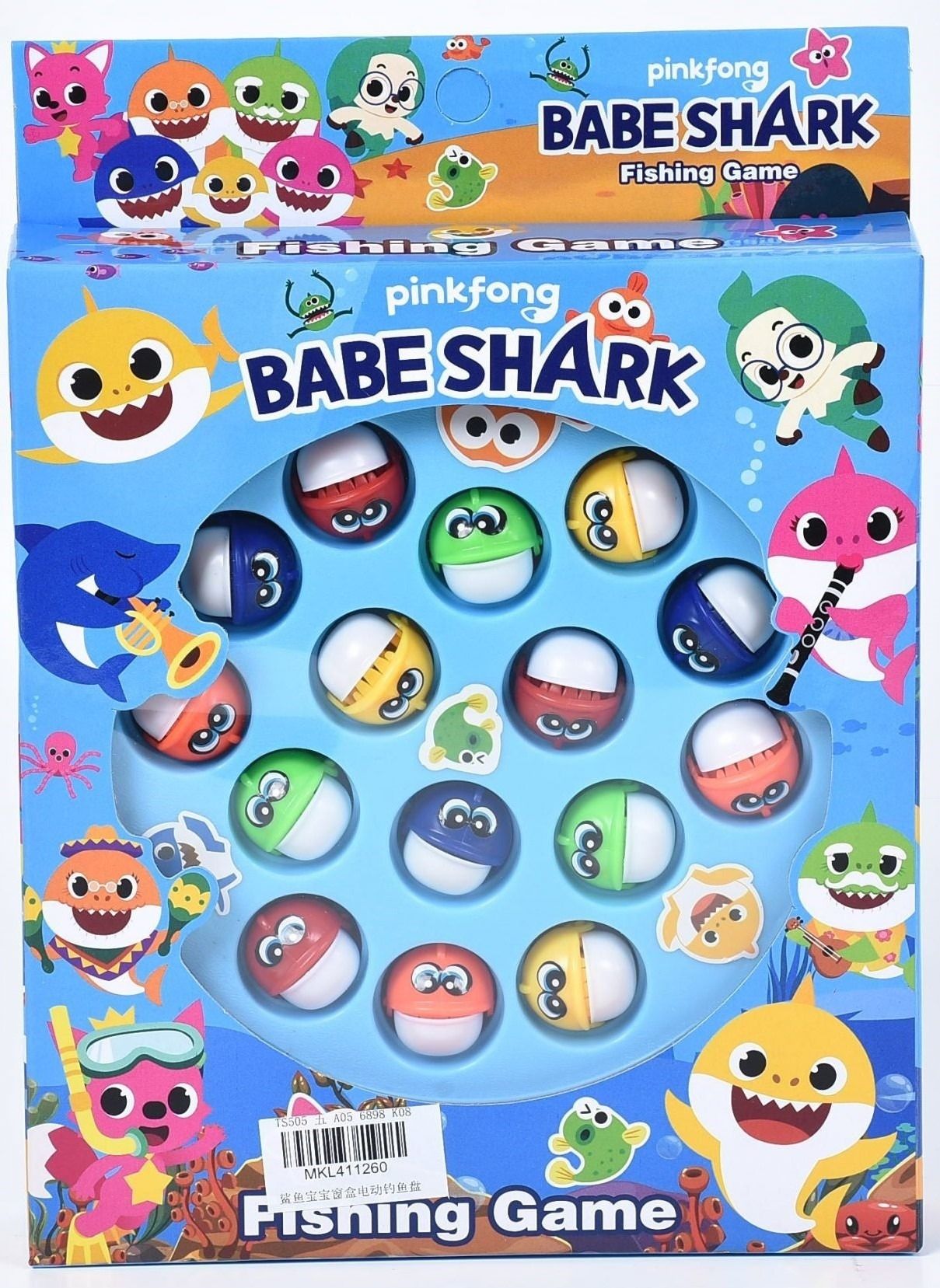 Φωτογραφία προϊόντος: Blue Toys Επιτραπέζιο Fishing Game Baby Shark (MKL411260)