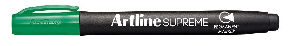 Φωτογραφία προϊόντος: ΟΕΜ Artline Supreme Λεπτος Μαρκαδορος Ανεξιτηλος Πρασινο (04-1-73-164)