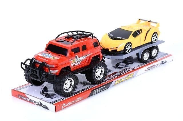 Φωτογραφία προϊόντος: Blue Toys Οχημα Friction 4Χ4 Με Αγωνιστικο Αυτοκινητο (MKH723933)