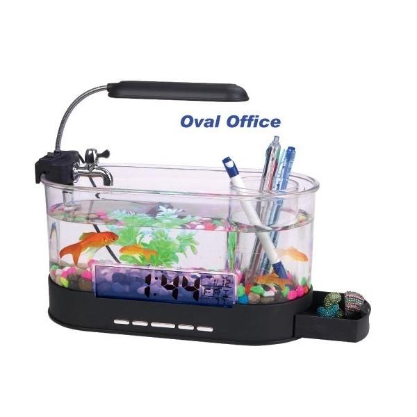 Φωτογραφία προϊόντος: USB Desktop Aquarium + Μίνι δεξαμενή ψαριών με τρεχούμενο νερό — Μοντέλο 1,8L