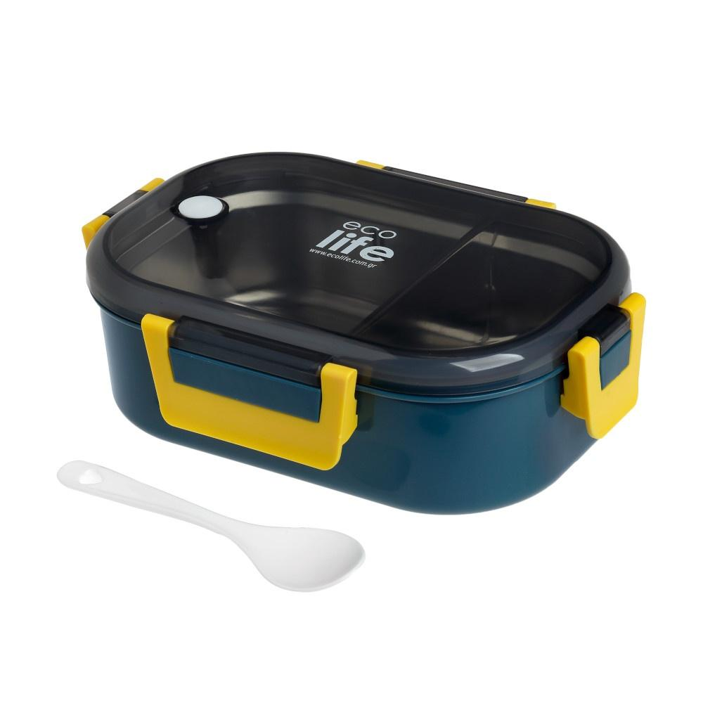 Φωτογραφία προϊόντος: EcoLife Blue Φαγητοδοχείο 900ml με χώρισμα
