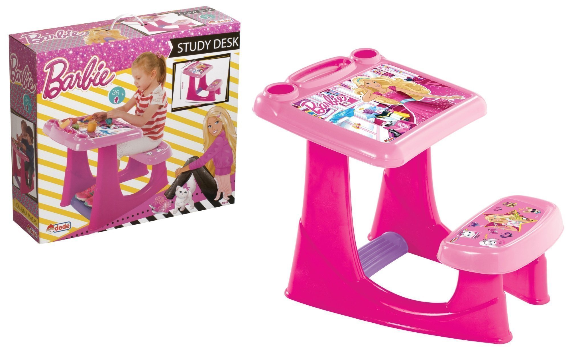 Φωτογραφία προϊόντος: Dede Παιδικό Θρανίο Barbie Study Desk (03049)