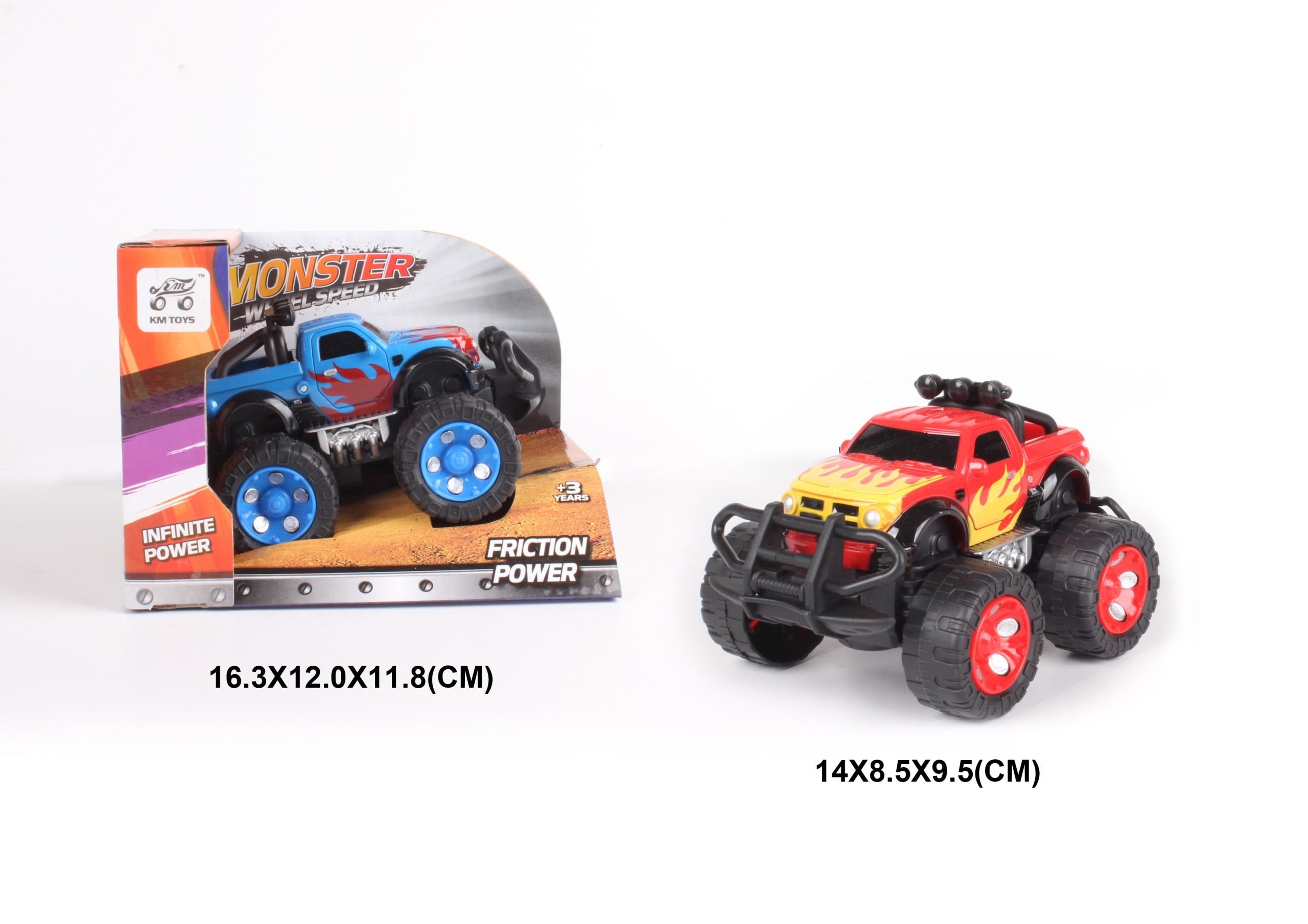 Φωτογραφία προϊόντος: Blue Toys Όχημα Friction Monster Wheel Speed Off Road (MKL411638)