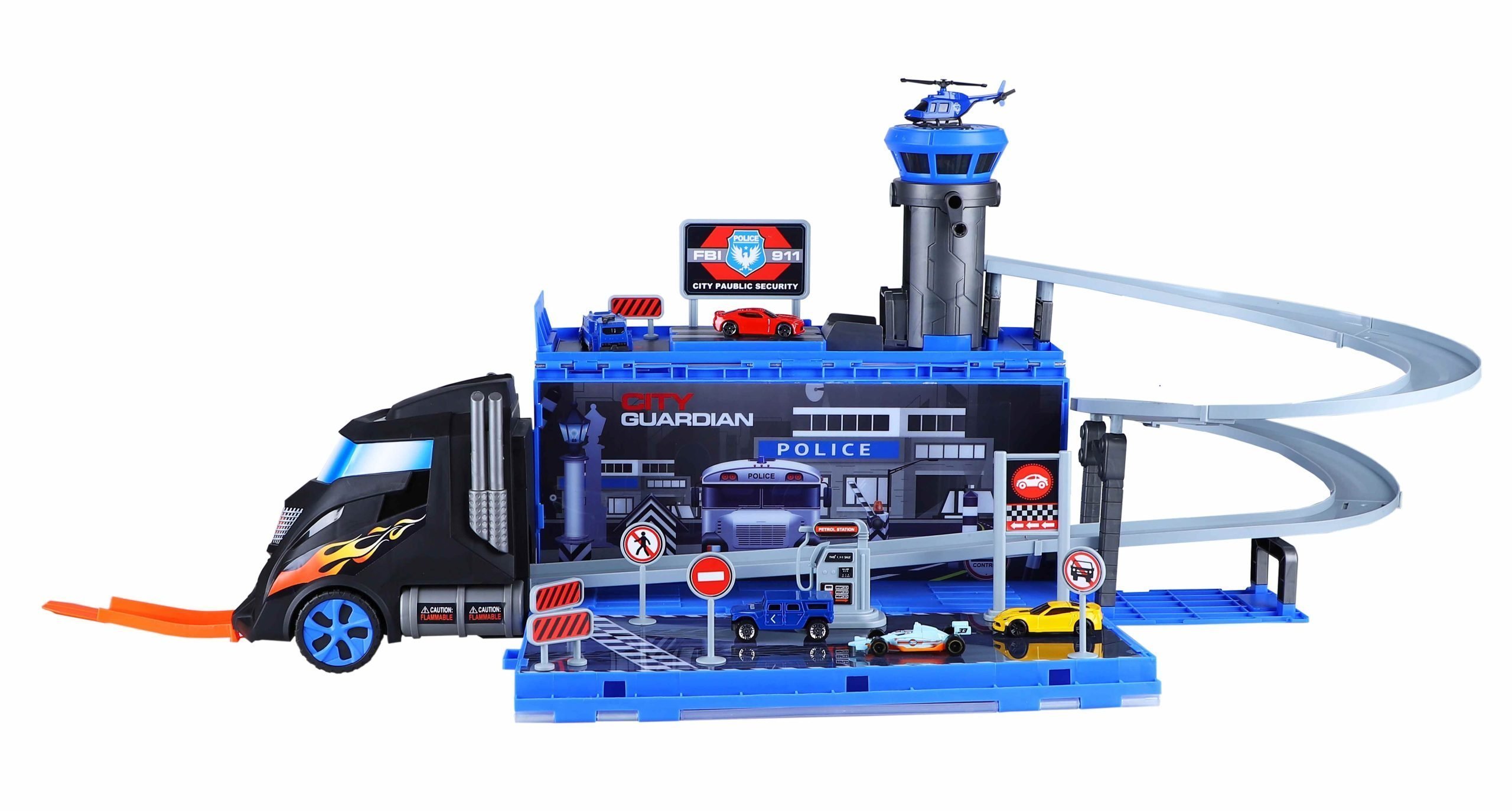 Φωτογραφία προϊόντος: Blue Toys Playset Parking Φορτηγό Track Police (MKL399101)