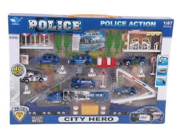 Φωτογραφία προϊόντος: Blue Toys Σετ Παιχνιδιου Μεγαλο Μεταλλικο Αστυνομικο Μπλοκο (MKD353192)
