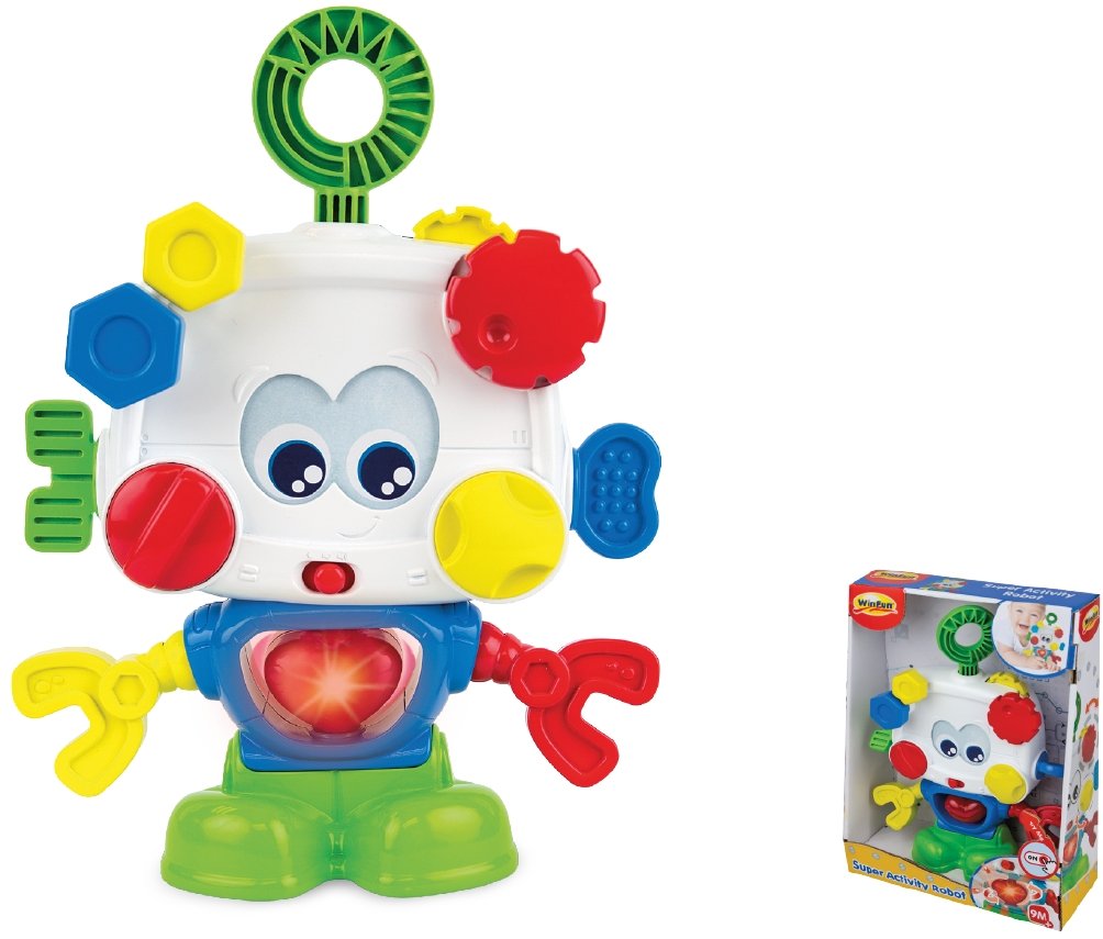 Φωτογραφία προϊόντος: Winfun Ρομποτακι Δραστηριοτητων Με Φωτα Και Ηχους -Super Activity Robot (0698-NL)