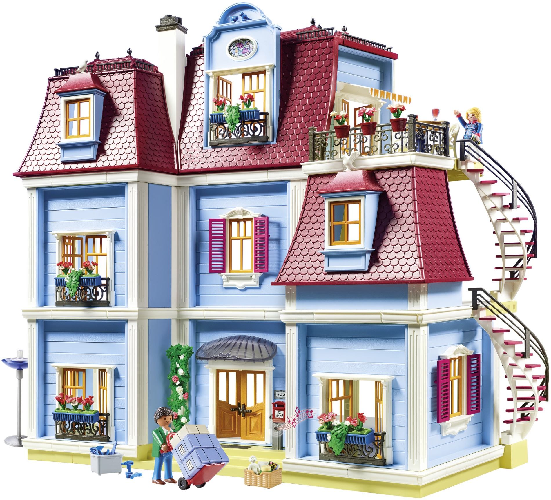 Φωτογραφία προϊόντος: Playmobil Τριώροφο Κουκλόσπιτο (70205)