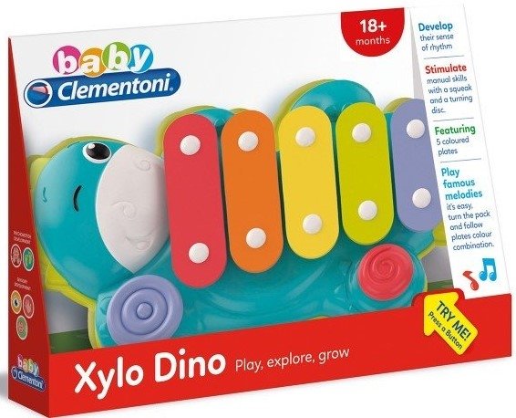 Φωτογραφία προϊόντος: Baby Clementoni Βρεφικό Παιχνίδι Μουσικό Ξυλόφωνο Δεινοσαυράκι (1000-17263)