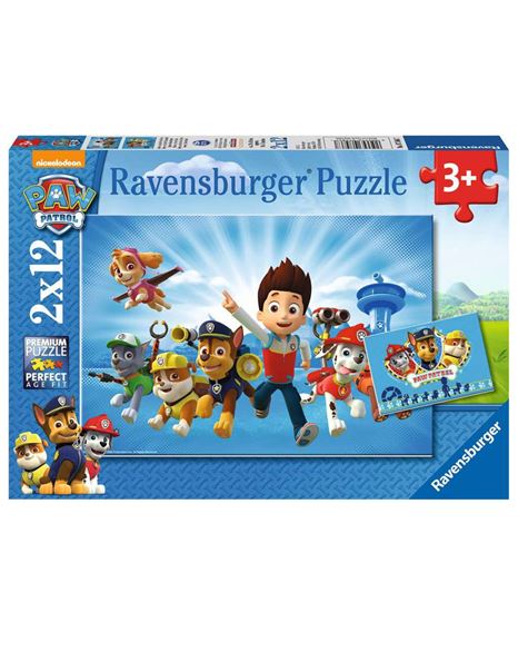 Φωτογραφία προϊόντος: Παζλ Ravensburger Paw Patrol 2X12 (07586)