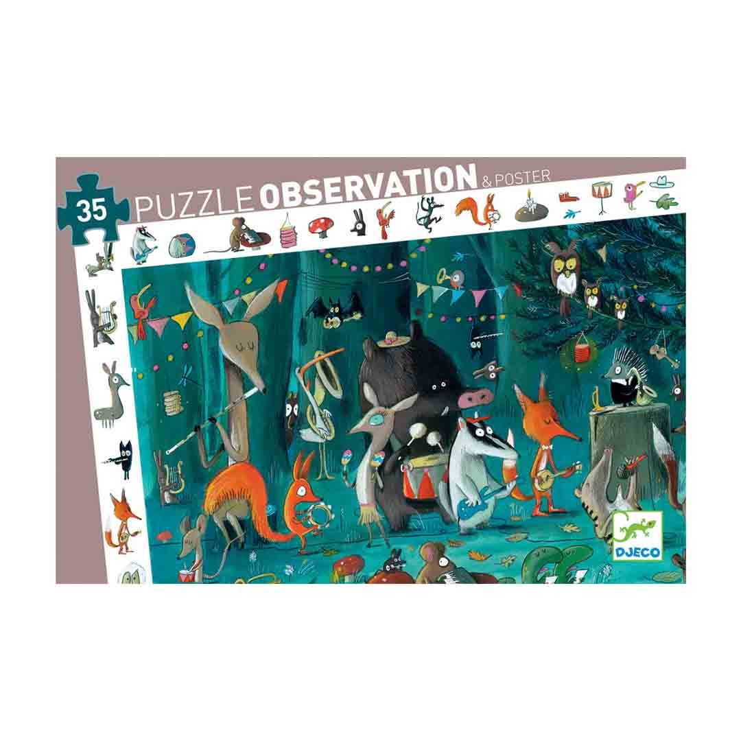 Φωτογραφία προϊόντος: 07588 Djeco Puzzle ανακάλυψης Ορχήστρα 35 Τεμάχια