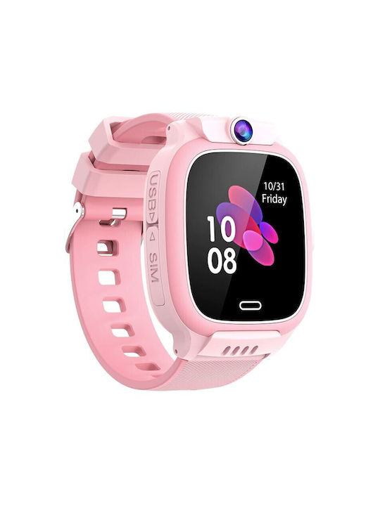 Φωτογραφία προϊόντος: OEM Y31 Παιδικό Smartwatch με Λουράκι από Καουτσούκ/Πλαστικό Ροζ 21725