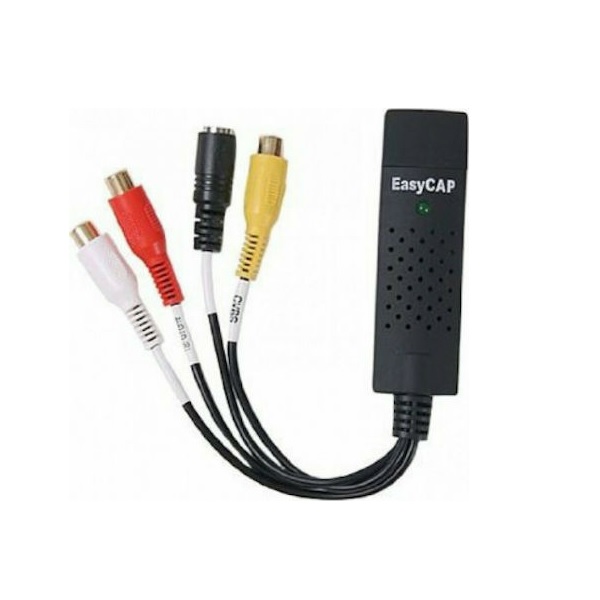 Φωτογραφία προϊόντος: OEM Easy CAP DC60 Video Capture για Laptop / PC και σύνδεση USB-A
