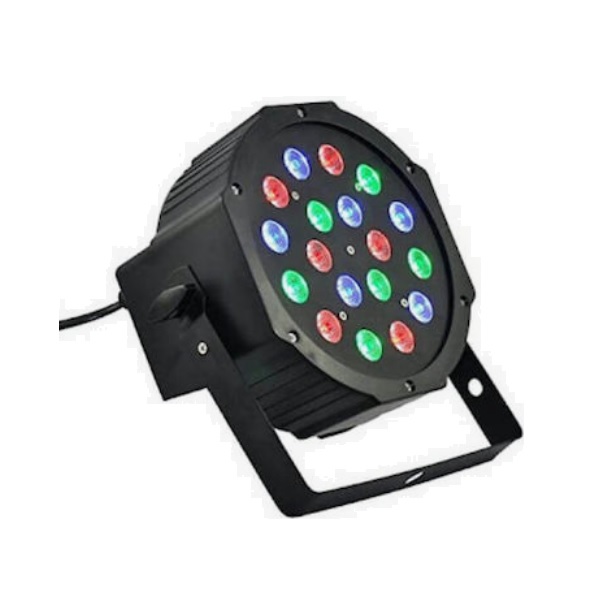 Φωτογραφία προϊόντος: OEM Προβολέας RGB - Φωτορυθμικό DJ 18xLed AQW76585