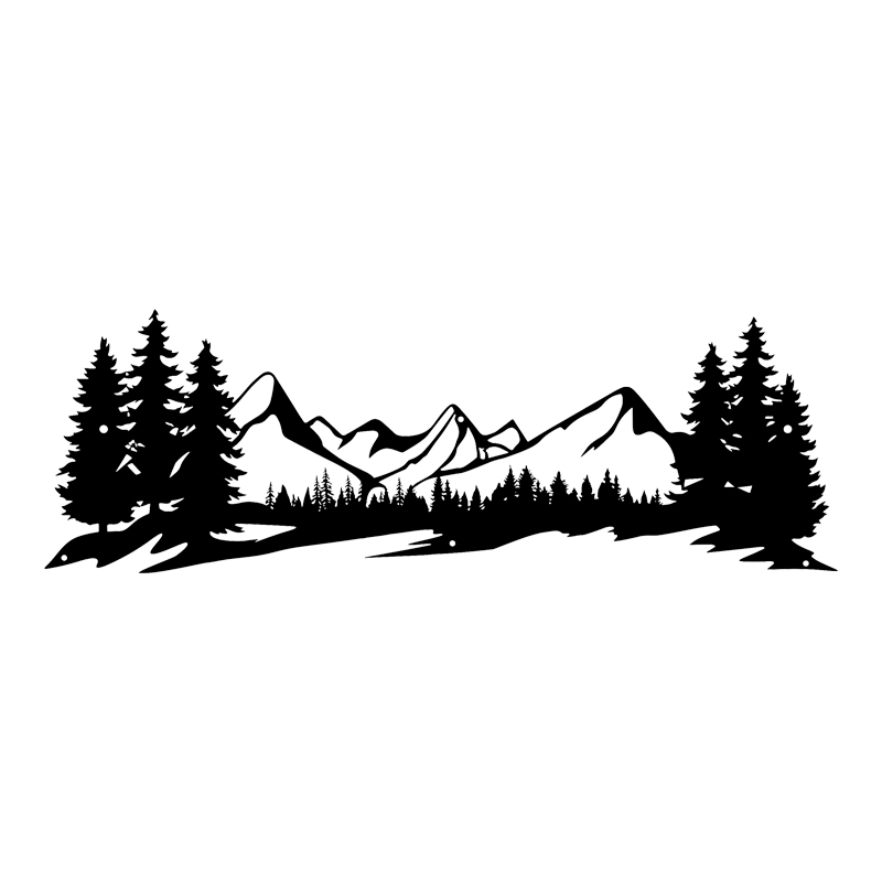 Φωτογραφία προϊόντος: Pakoworld Διακοσμητικό τοίχου Mounde pakooworld μαύρο μεταλλικό 60x1,5x20εκ