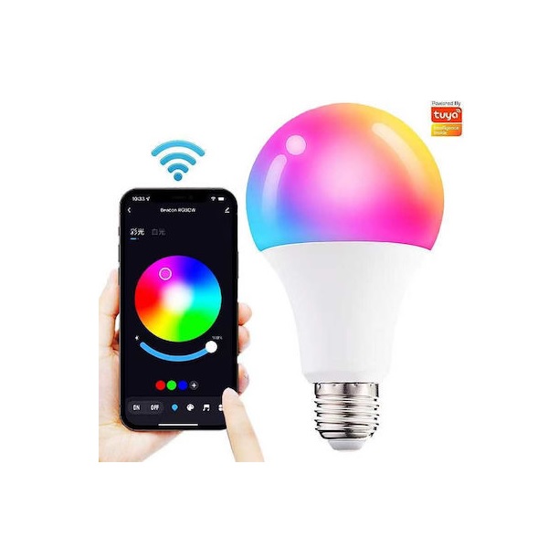 Φωτογραφία προϊόντος: OEM Smart Λάμπα LED για Ντουί E27 και Σχήμα A70 RGB 850lm