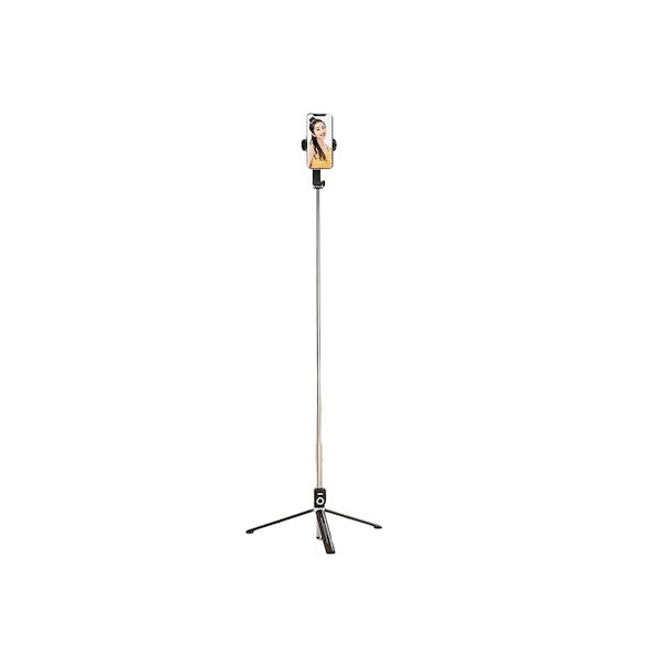 Φωτογραφία προϊόντος: OEM P86-TC Selfie Stick με Τηλεχειριστήριο Μαύρο