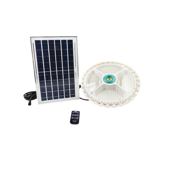 Φωτογραφία προϊόντος: OEM Ηλιακό φωτιστικό LED 400W οροφής λευκού φωτισμού 6500K &amp; τηλεχειρισμός Foyu FO-11-27 – λευκό