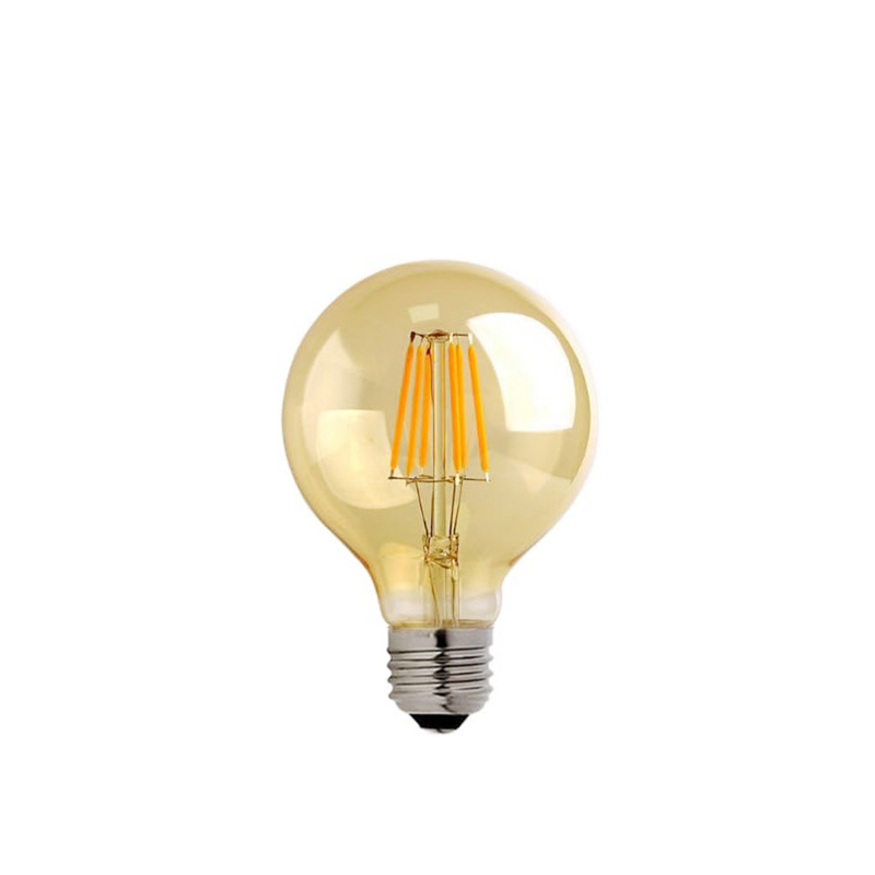 Φωτογραφία προϊόντος: Λαμπτήρας LED G80 Bulb pakoworld 4W E27 2700K 200-220V amber