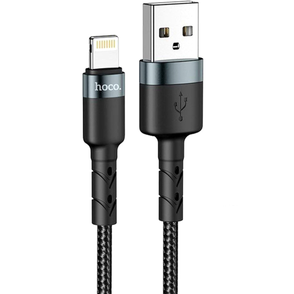 Φωτογραφία προϊόντος: Καλώδιο Hoco SU99 Plus USB σε Lightning Braided Μαύρο 2m