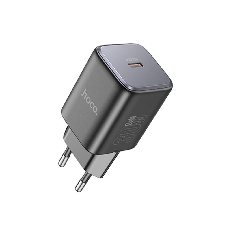 Φωτογραφία προϊόντος: 2ADD149A-D3CC-EF11-9A7B-C174DFB988E4 Φορτιστής Ταξιδίου Hoco N43 Vista με USB PD30W GaN Tech Small Size Μαύρος