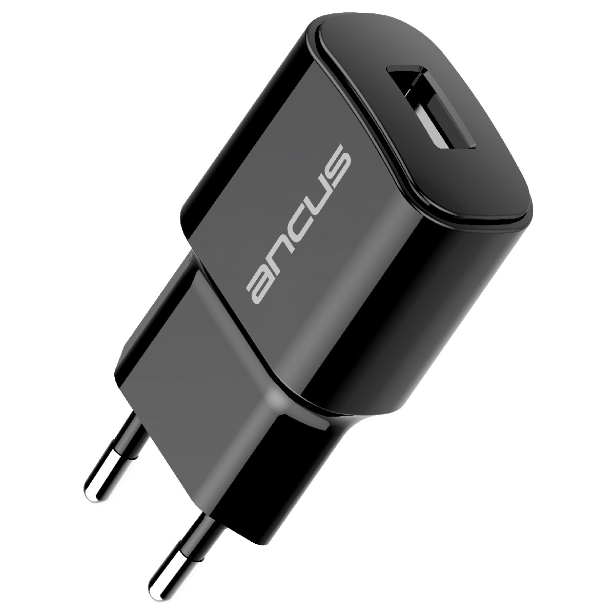 Φωτογραφία προϊόντος: 8EF8591C-C4CC-EF11-9A7B-C174DFB988E4 Φορτιστής Ταξιδίου Switching Ancus Supreme Series C60 USB 5V / 1A 5W Μαύρο