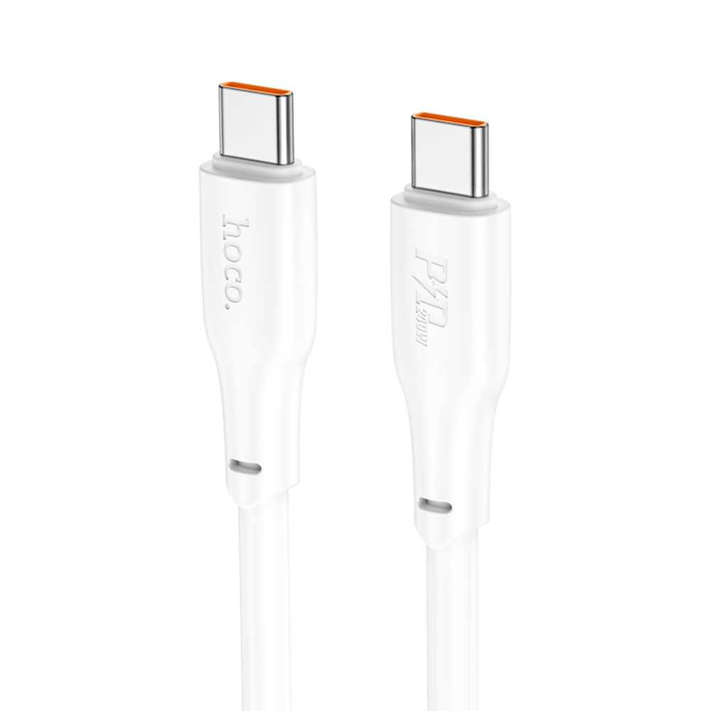 Φωτογραφία προϊόντος: 2ADD149A-D3CC-EF11-9A7B-C174DFB988E4 Καλώδιο Hoco X93 Force USB-C σε USB-C PD240W 5A Λευκό 1m