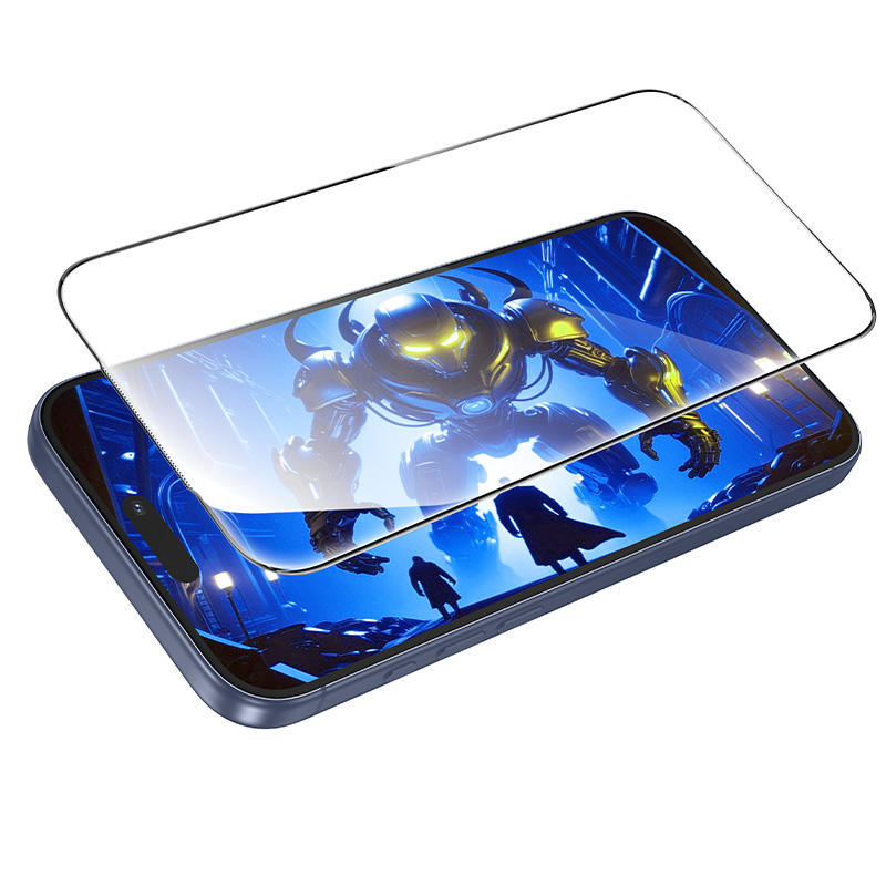 Φωτογραφία προϊόντος: Tempered Glass Hoco Bear Shield A888 HD 4H 0.4mm Large Arc για Apple iPhone 17 Pro Max