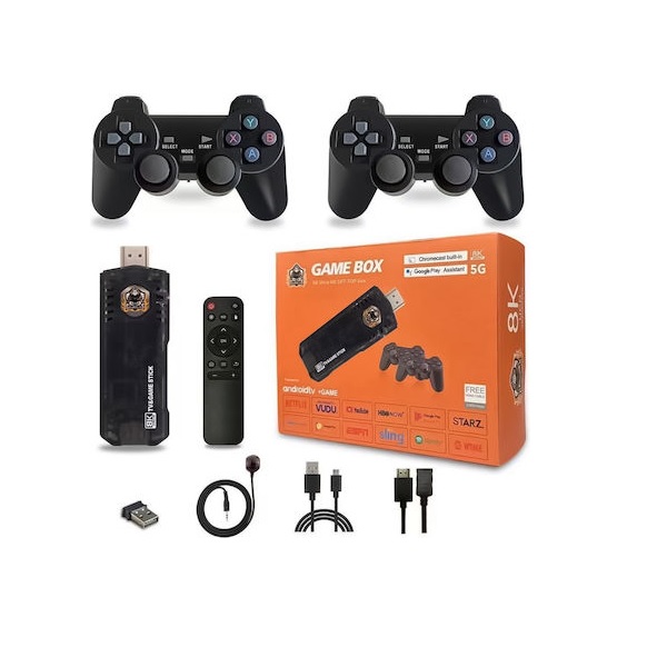 Φωτογραφία προϊόντος: OEM Game Box Set 8K 5G με δύο Τηλεχειριστήρια, Game Stick (5235) 45409281