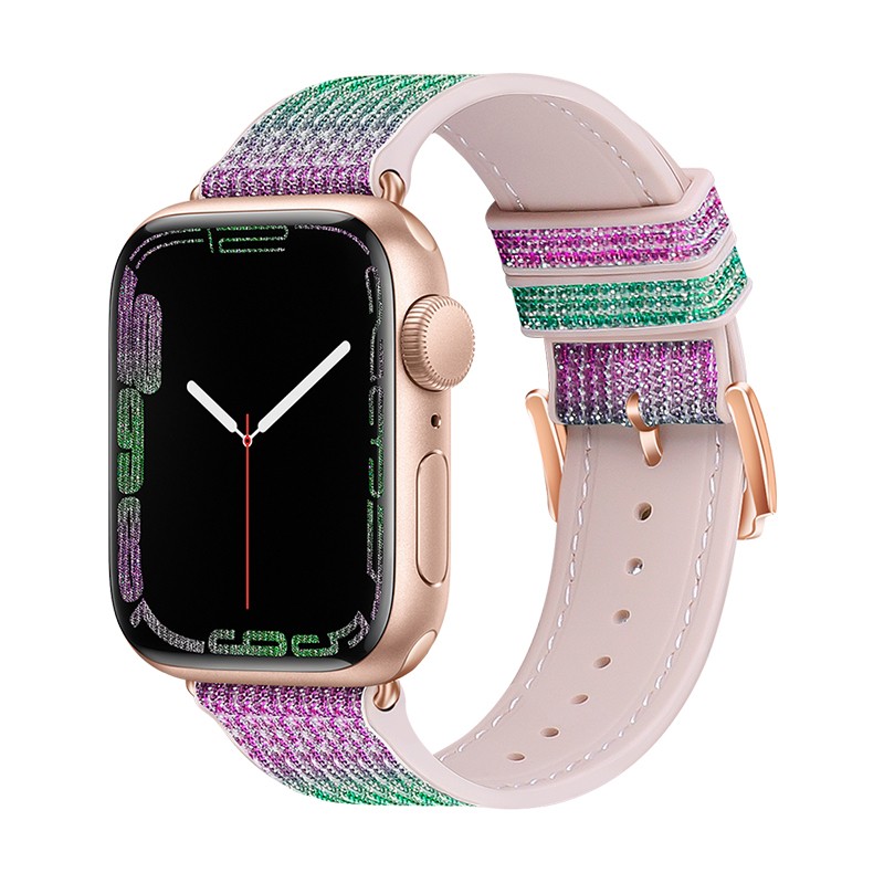 Φωτογραφία προϊόντος: 2ADD149A-D3CC-EF11-9A7B-C174DFB988E4 Watchband Hoco WA11 Diamond series 42/44/45/49mm για Apple Watch 1/2/3/4/5/6/7/8/SE/Ultra Μωβ Πράσιν