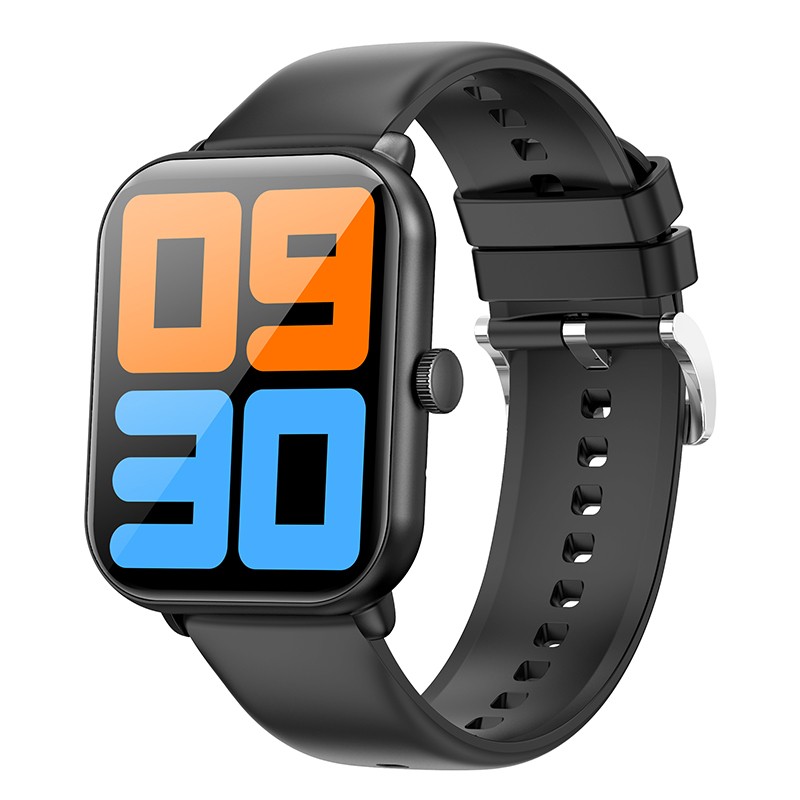 Φωτογραφία προϊόντος: 2ADD149A-D3CC-EF11-9A7B-C174DFB988E4 Smartwatch Hoco Y3 Pro IP67 Screen 1.95" 350mAh v5.1 με Δυνατότητα Κλήσεων Silicon Band Μαύρο